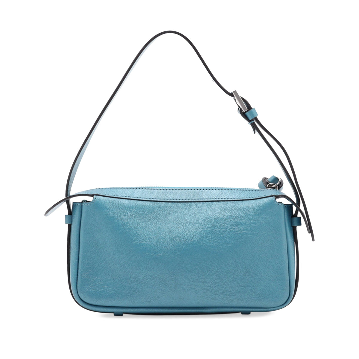 Fendi Mini Leather Simply Handbag — Blue