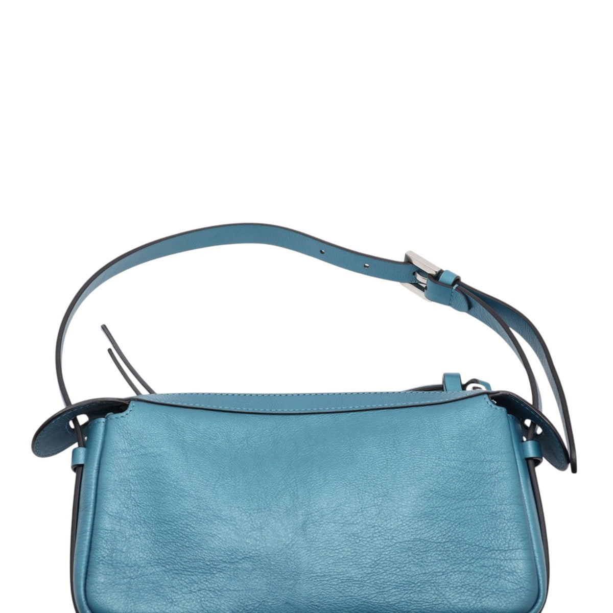 Fendi Mini Leather Simply Handbag — Blue