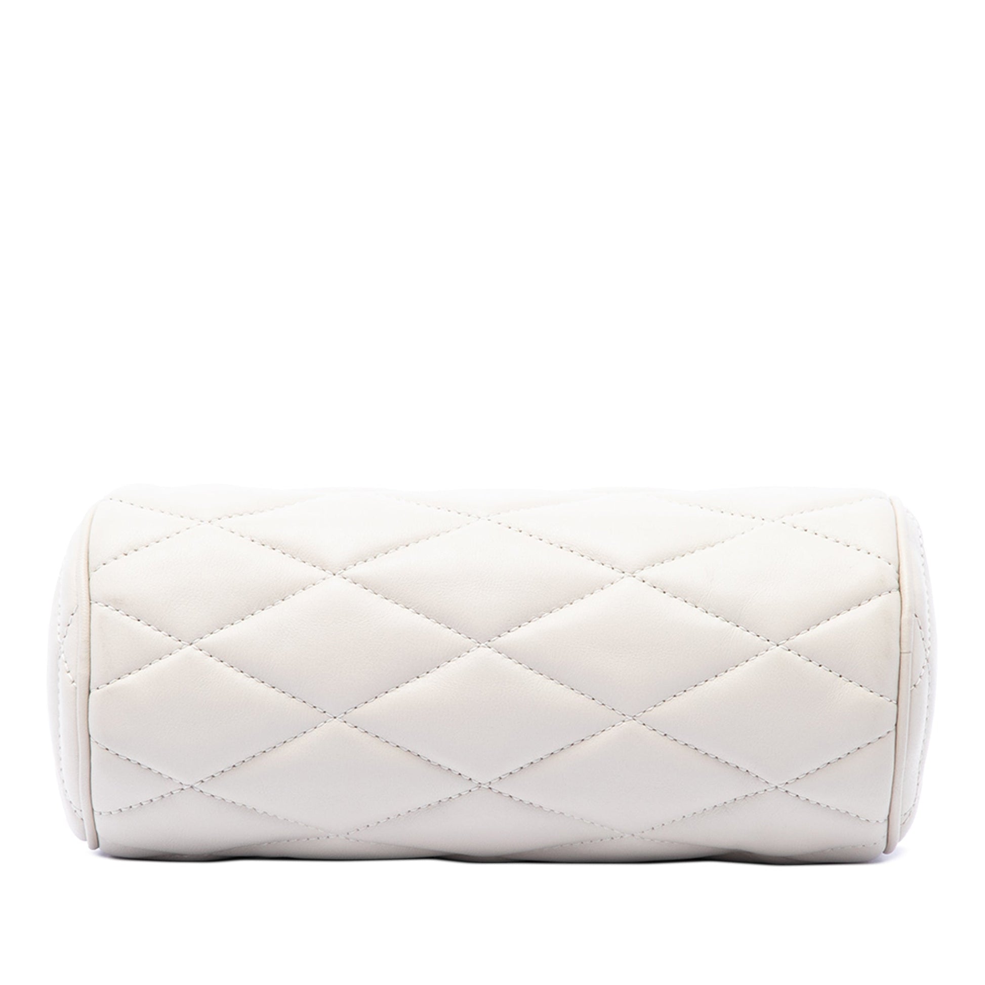 Saint Laurent Mini Quilted Lambskin Sade Tube Bag