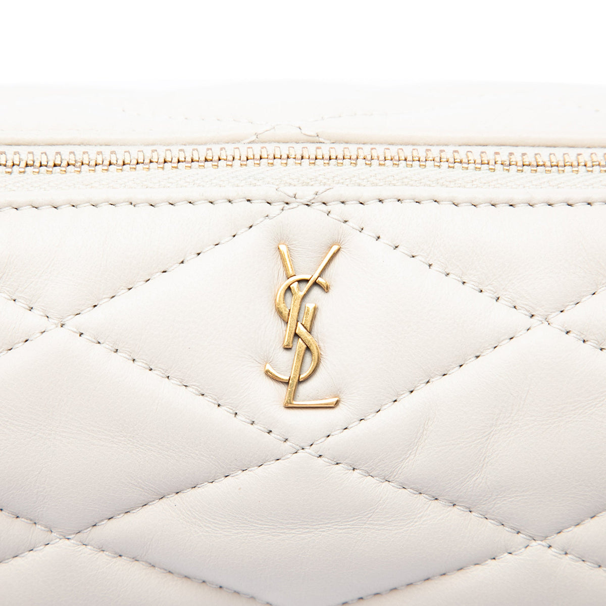 Saint Laurent Mini Quilted Lambskin Sade Tube Bag
