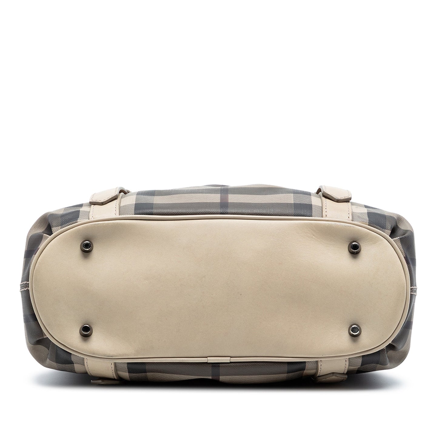 Small Smoke Check Coated Canvas Northfield Satchel