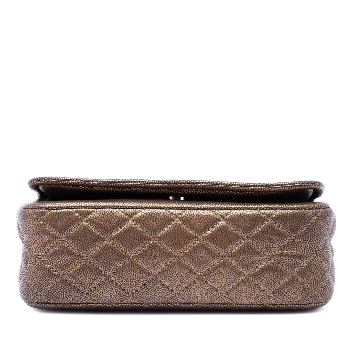 Chanel Small Metallic Caviar CC Timeless Flap
