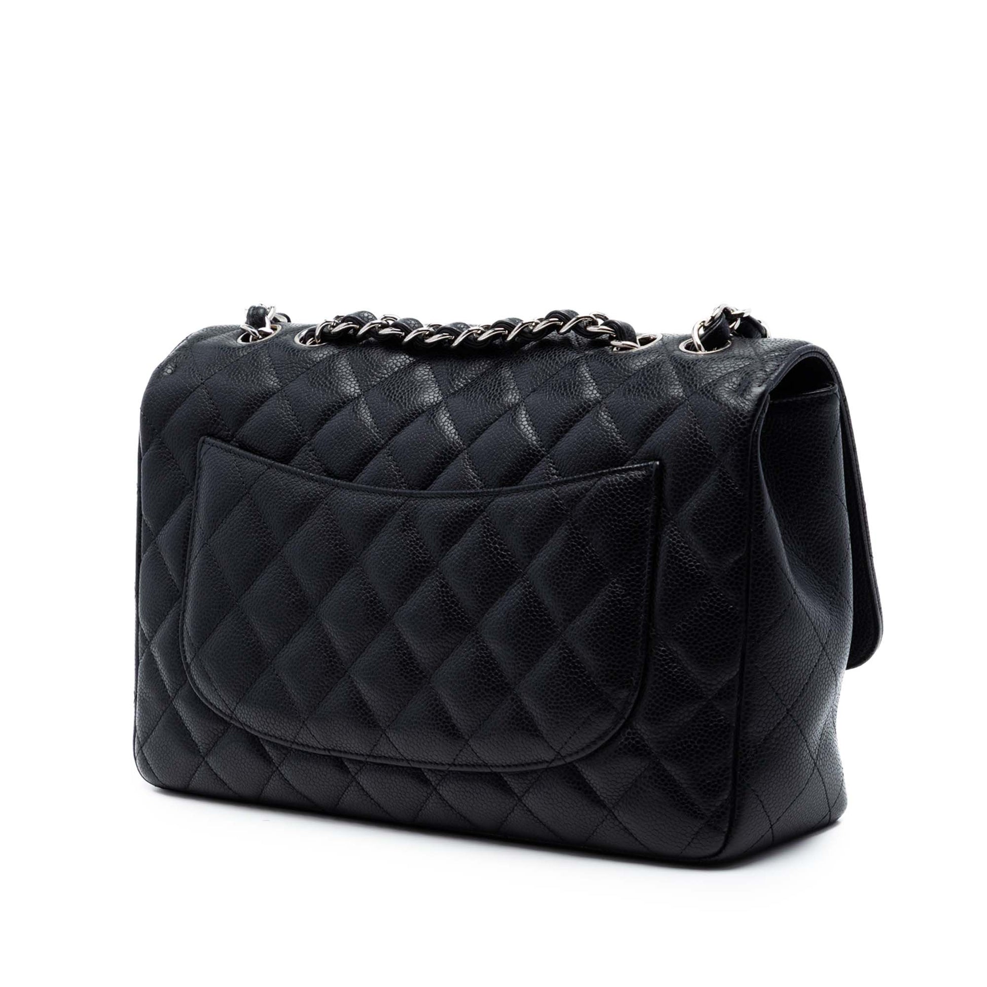 Chanel Jumbo Classic Caviar Single Flap