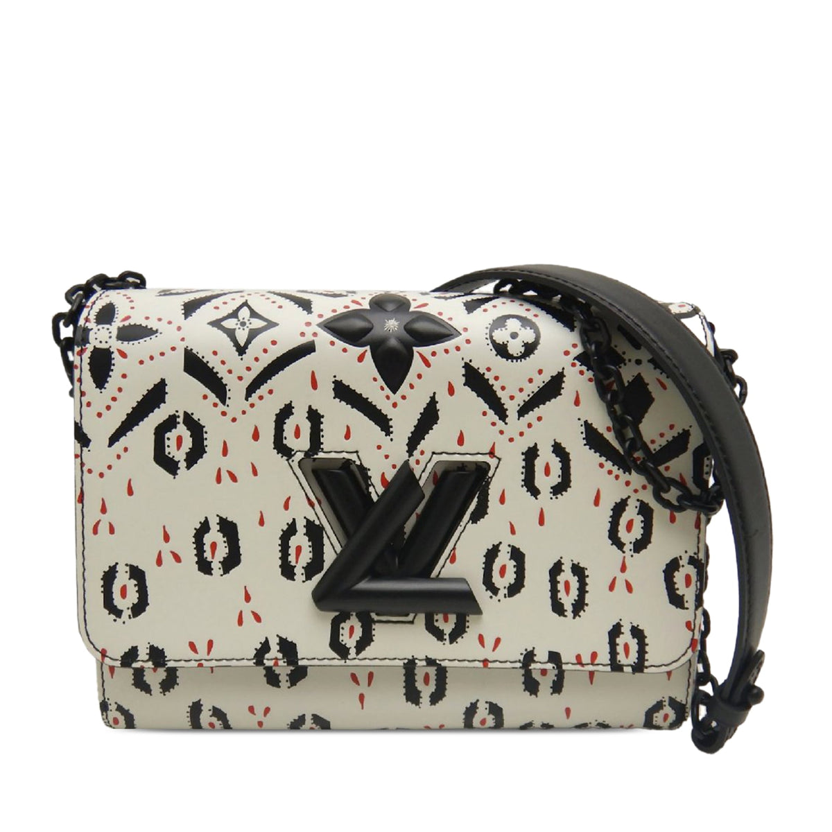Louis Vuitton Graphic Print Calfskin Twist MM