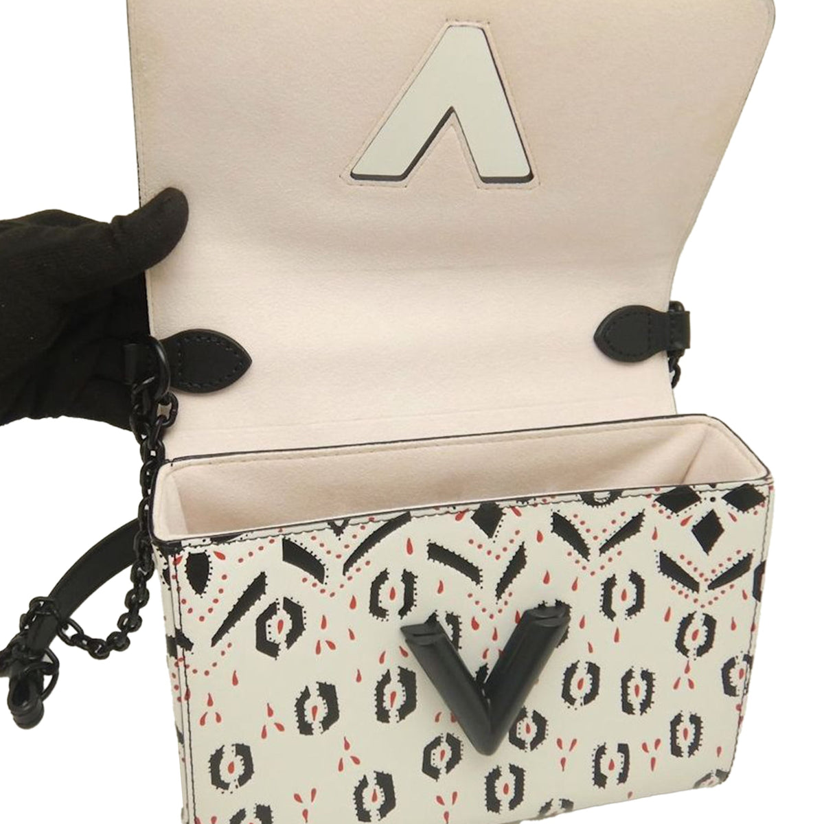 Louis Vuitton Graphic Print Calfskin Twist MM