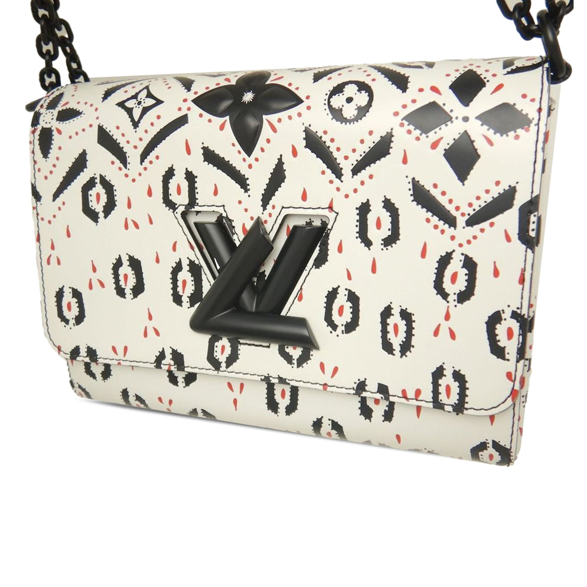 Louis Vuitton Graphic Print Calfskin Twist MM