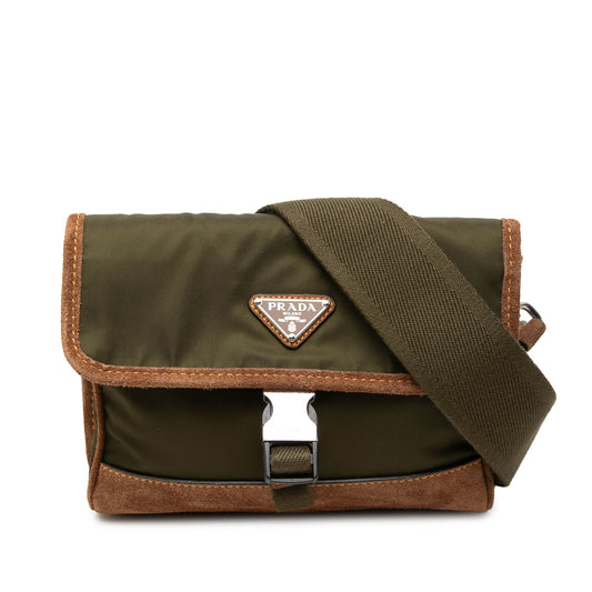 Prada Suede Trimmed Re Nylon Smartphone Case
