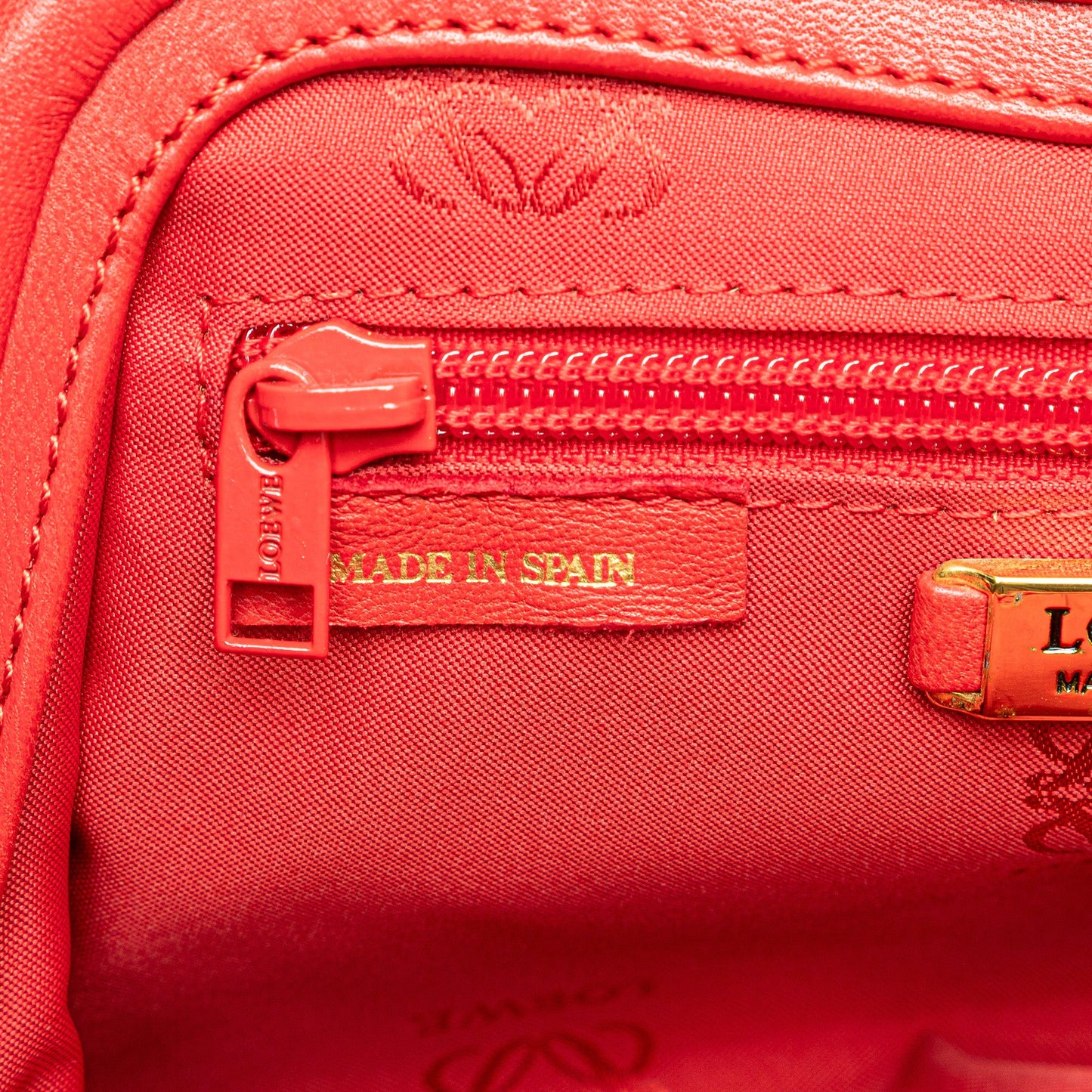 LOEWE Leather Anagram Frame Handbag