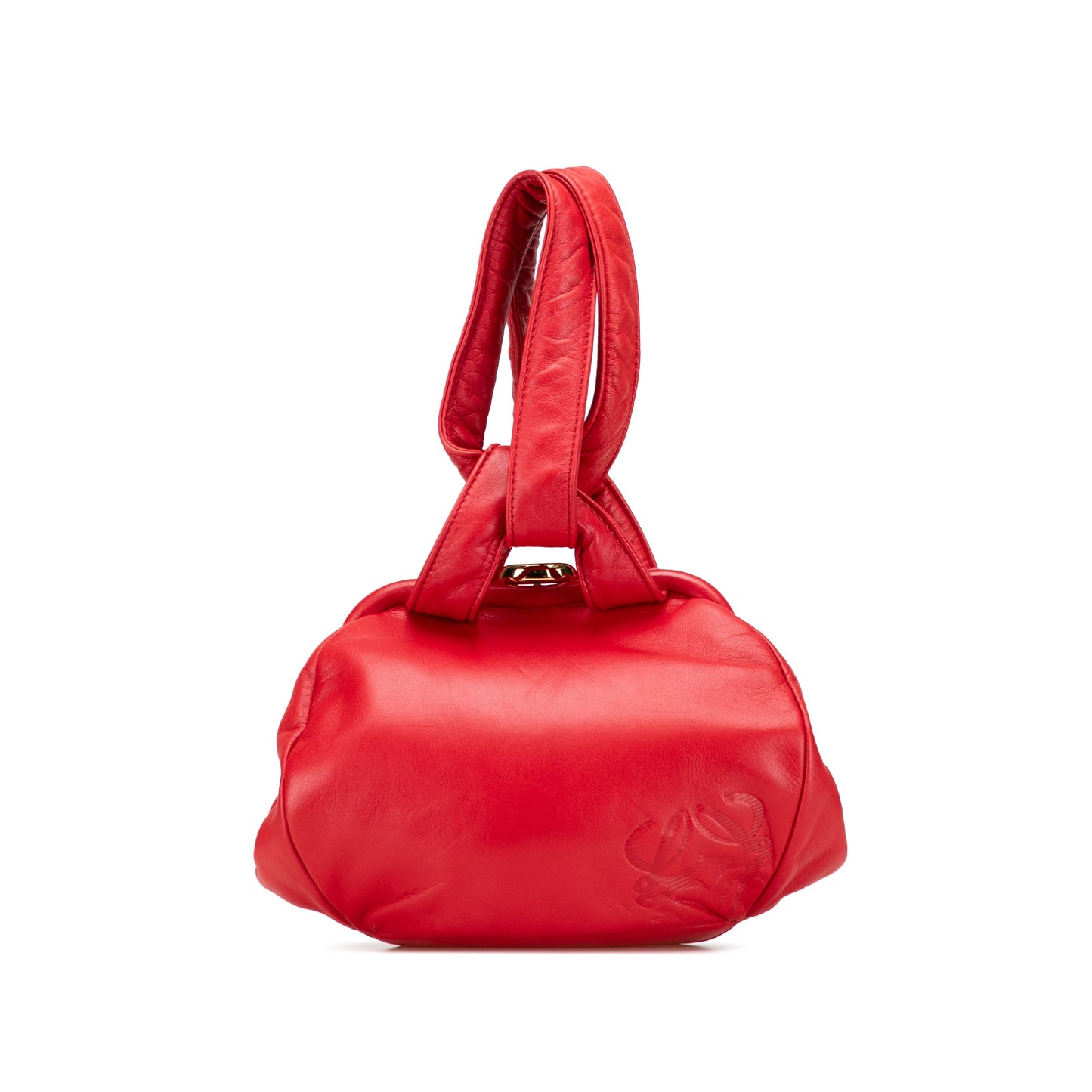 LOEWE Leather Anagram Frame Handbag