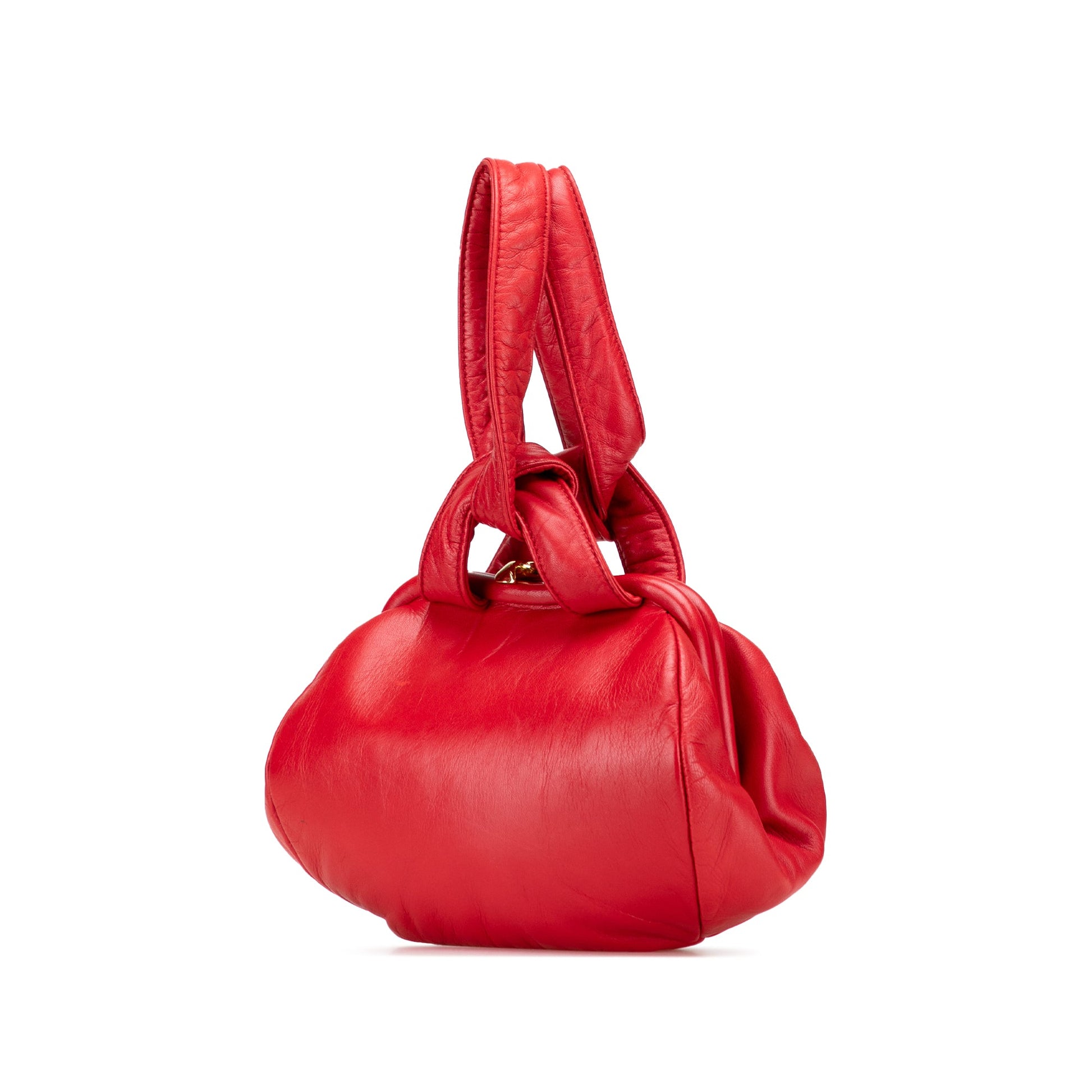 LOEWE Leather Anagram Frame Handbag