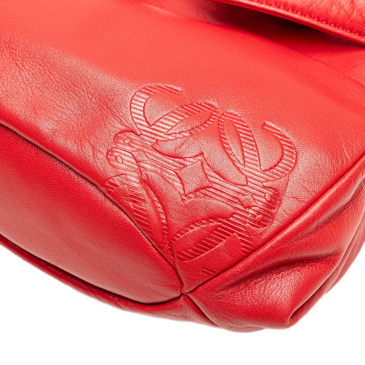 LOEWE Leather Anagram Frame Handbag
