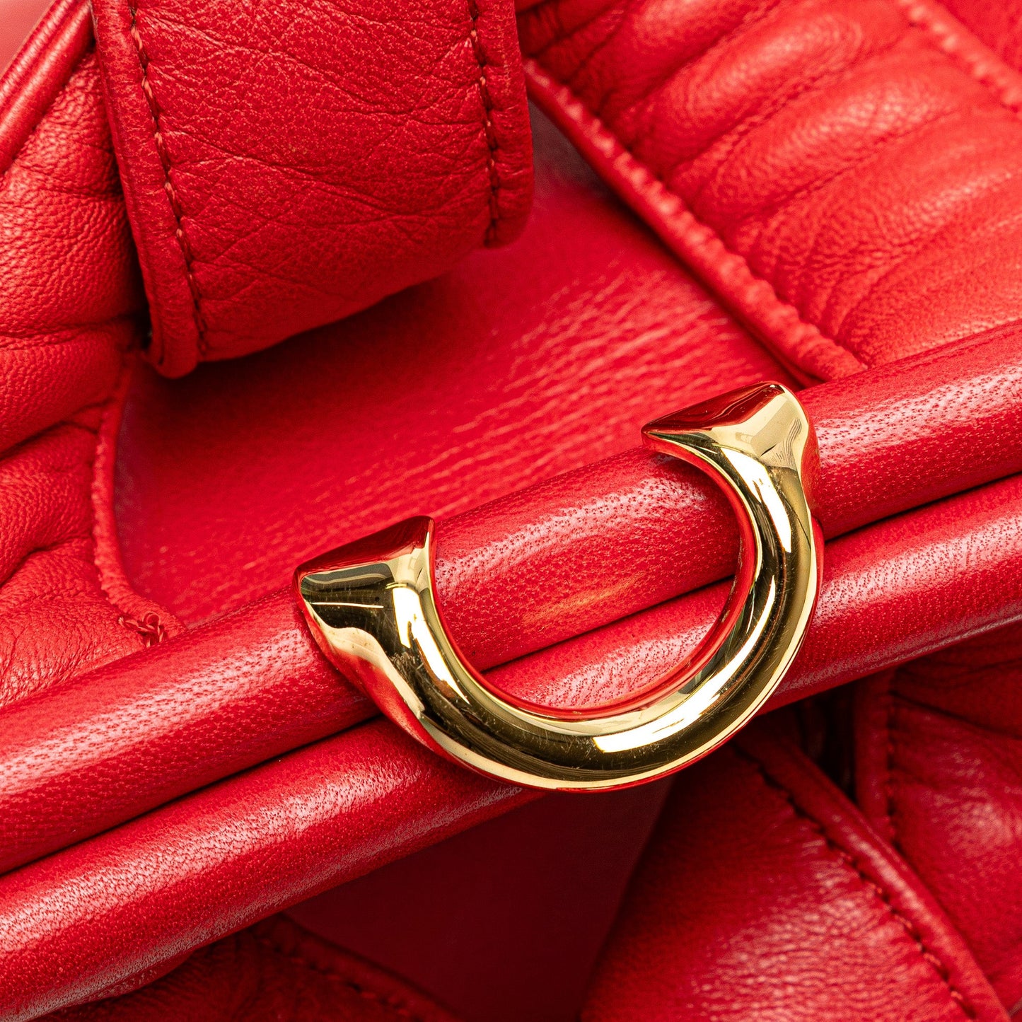 LOEWE Leather Anagram Frame Handbag
