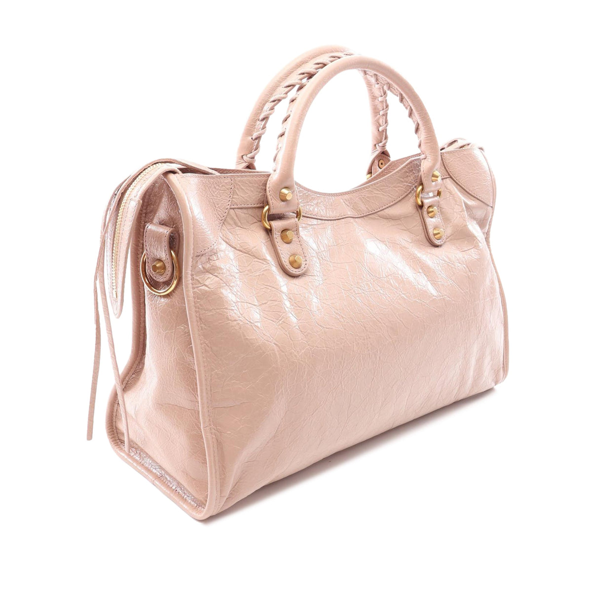 Balenciaga Medium Lambskin Le City Satchel