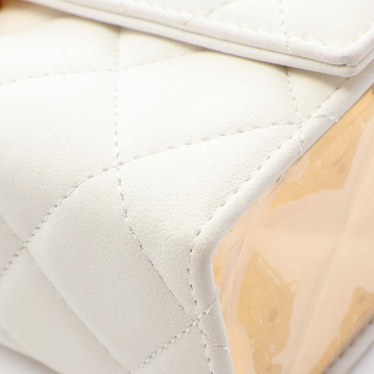Chanel Mini CC Quilted Lambskin Plate Top Handle Flap