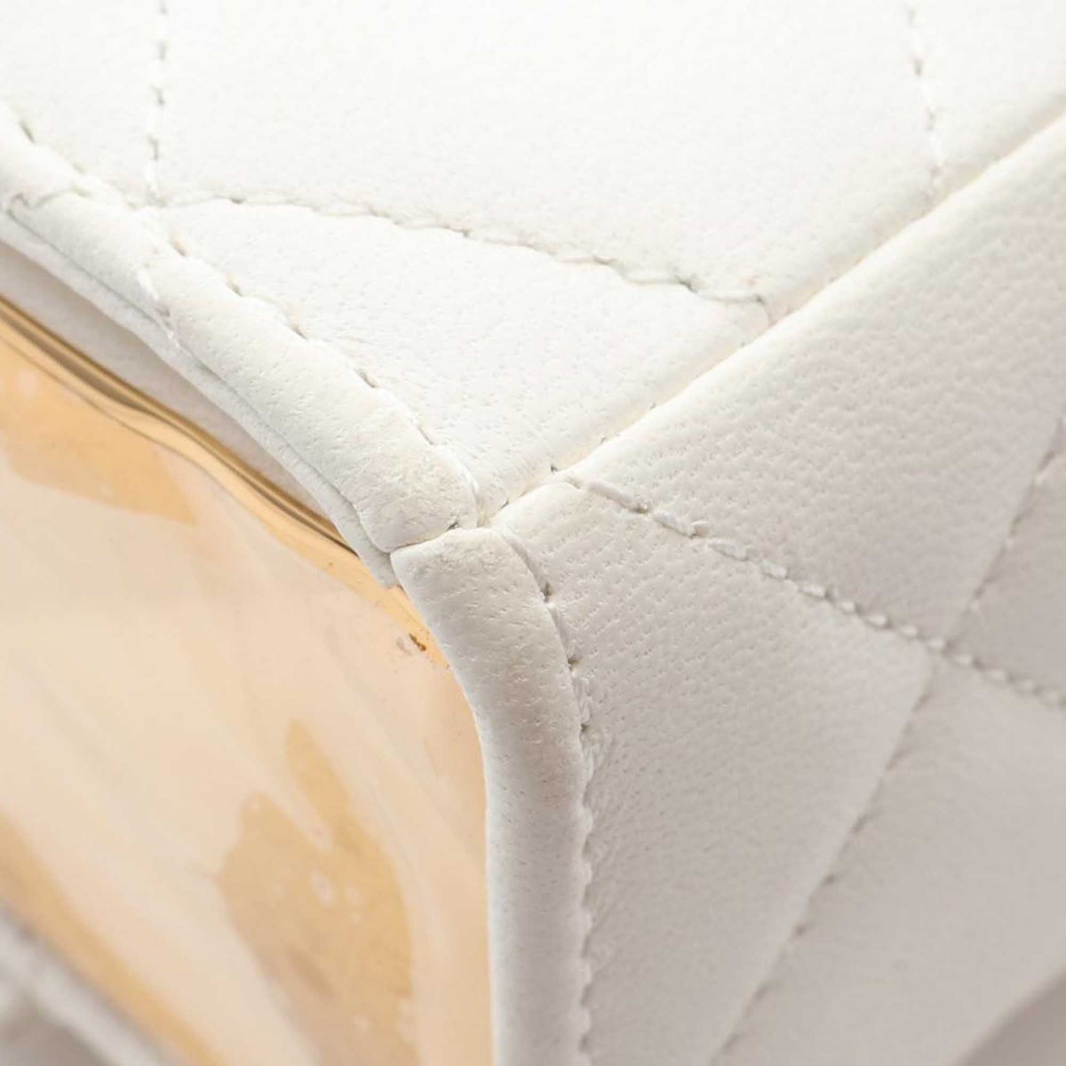 Chanel Mini CC Quilted Lambskin Plate Top Handle Flap