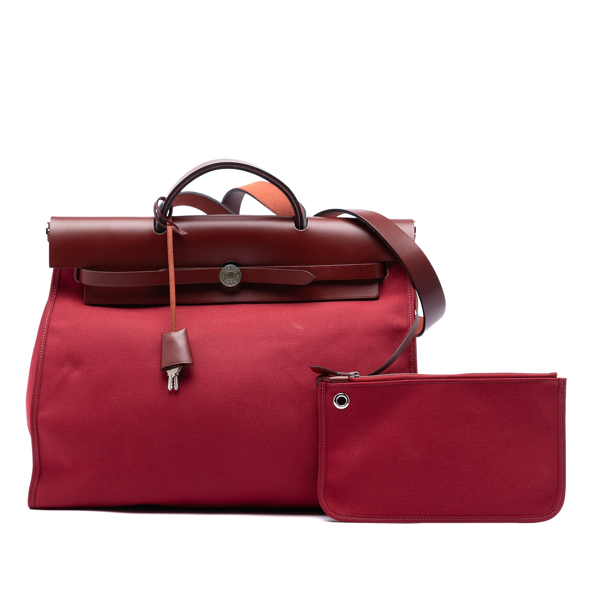 Hermès Toile Herbag Zip 39