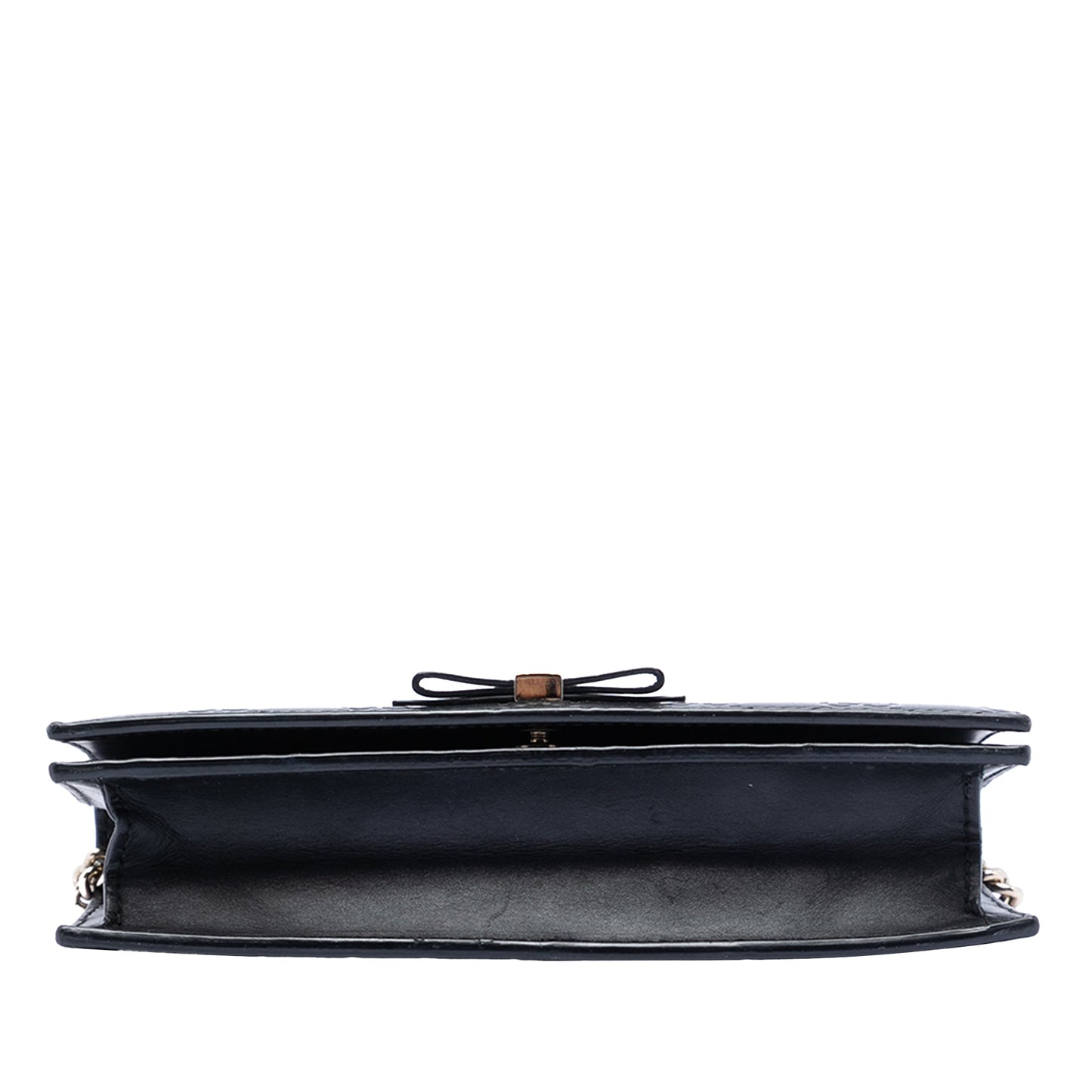 Gucci Mini Guccissima Bow Signature Wallet On Chain