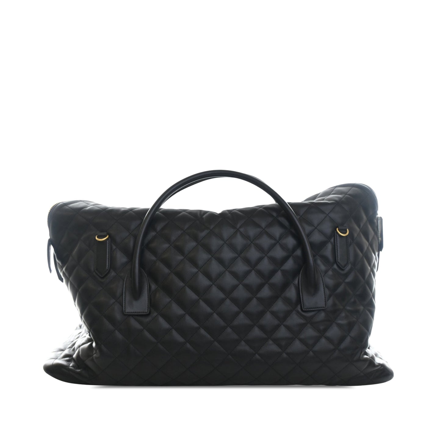 Saint Laurent Quilted Calfskin Monogram ES Giant Travel Bag