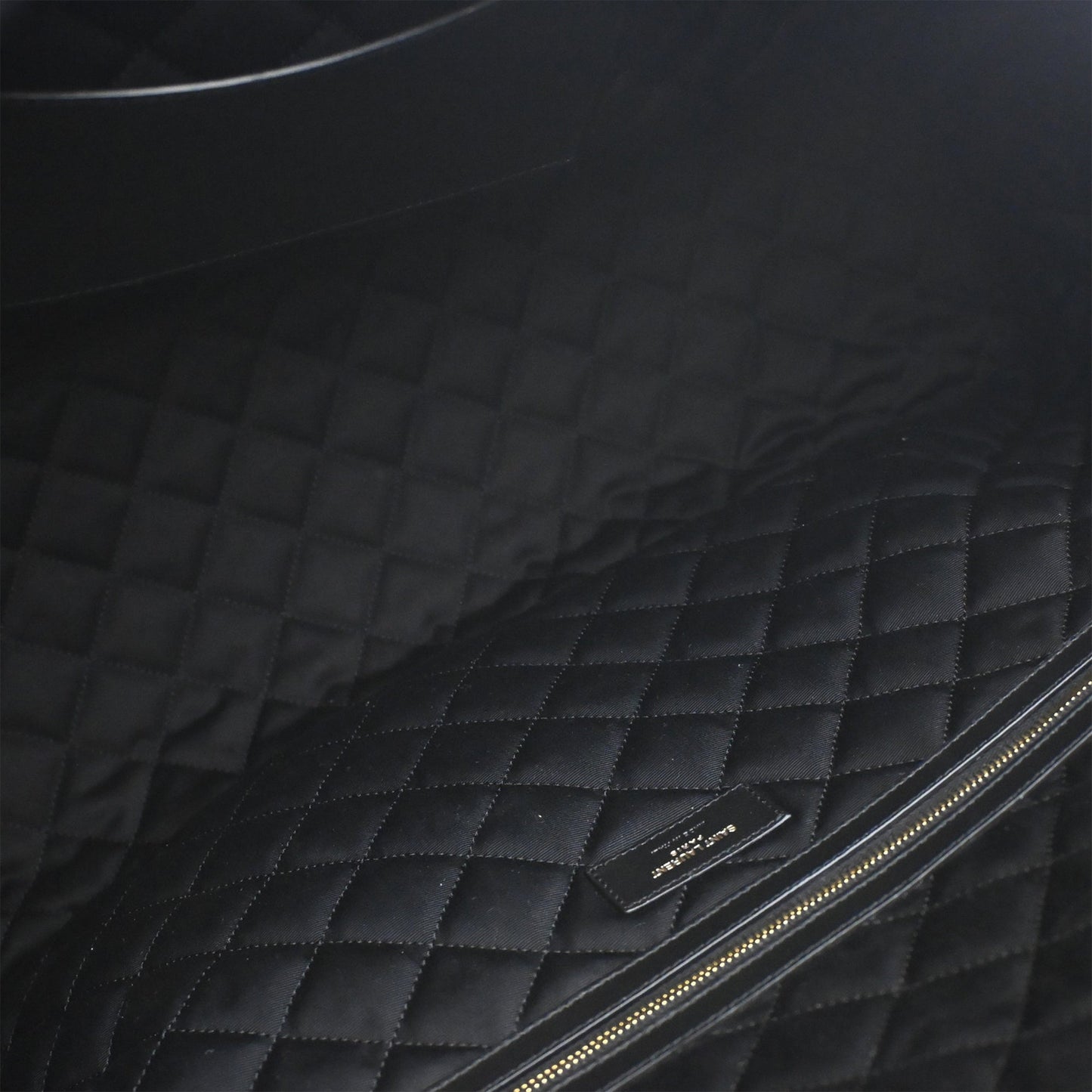 Saint Laurent Quilted Calfskin Monogram ES Giant Travel Bag