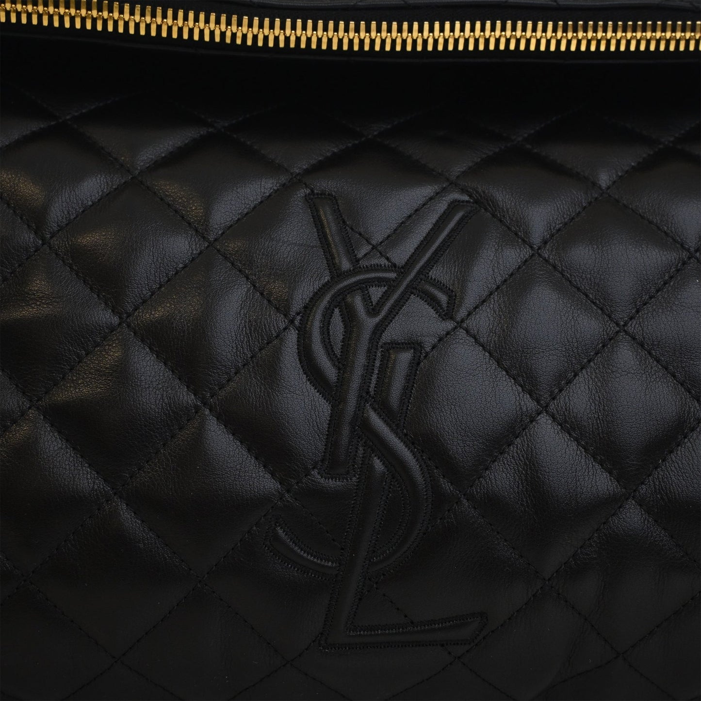 Saint Laurent Quilted Calfskin Monogram ES Giant Travel Bag