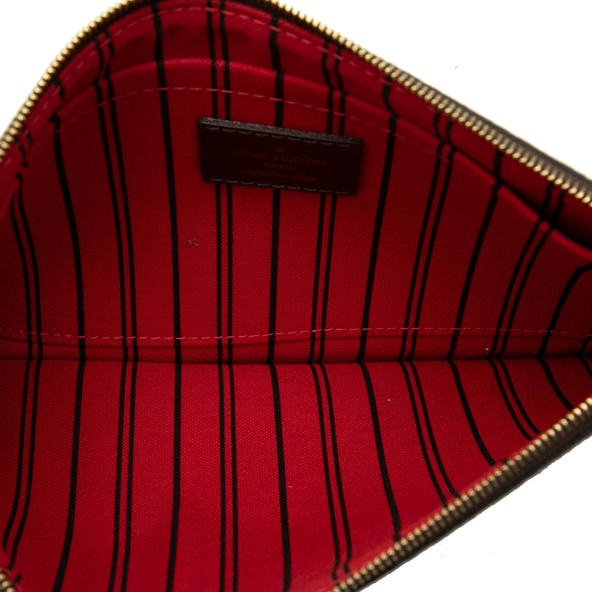 Louis Vuitton Damier Ebene Neverfull Pochette