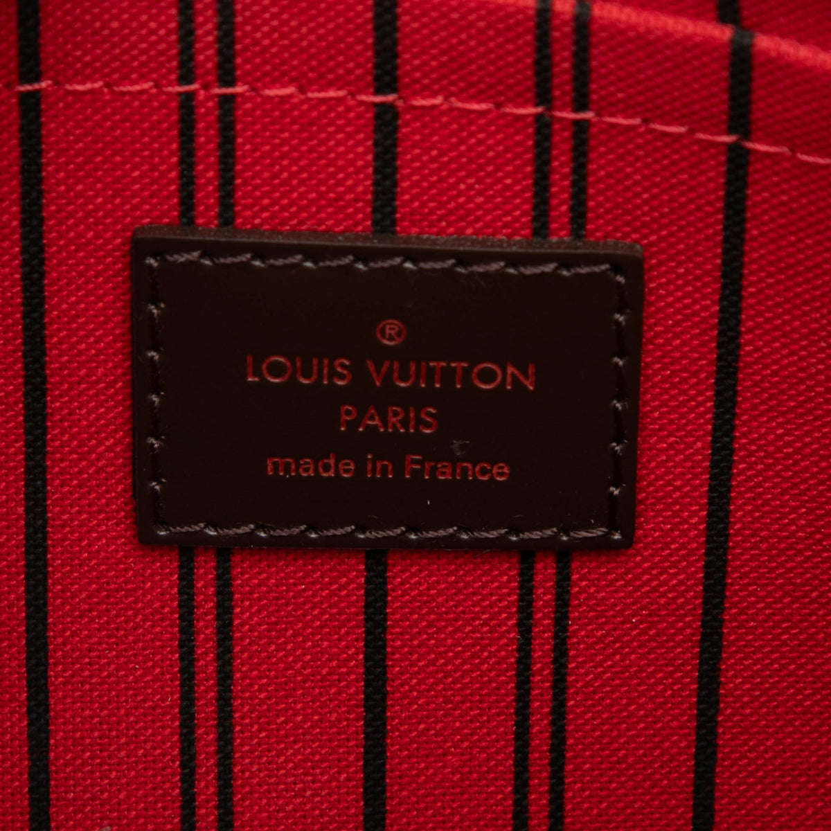 Louis Vuitton Damier Ebene Neverfull Pochette