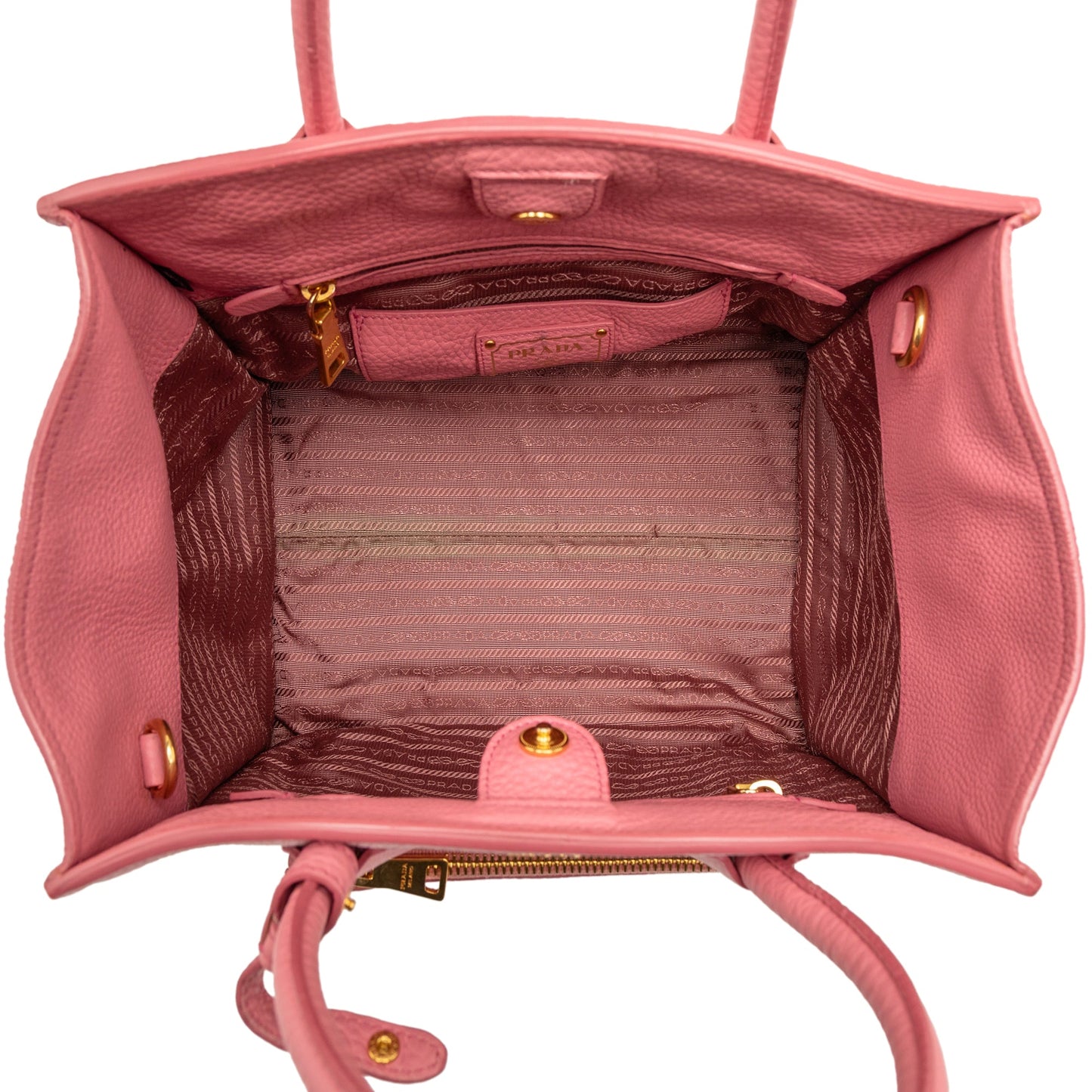 Prada Vitello Daino Shopping Tote