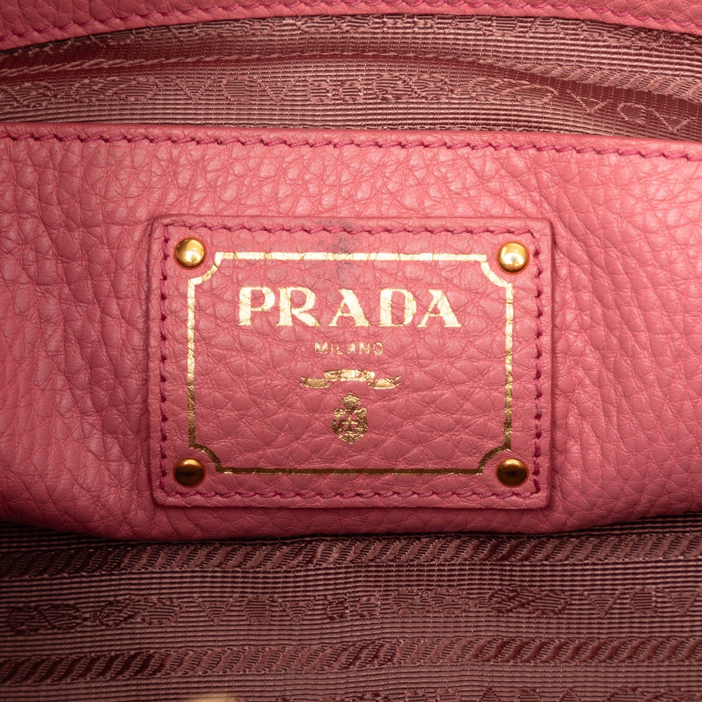 Prada Vitello Daino Shopping Tote