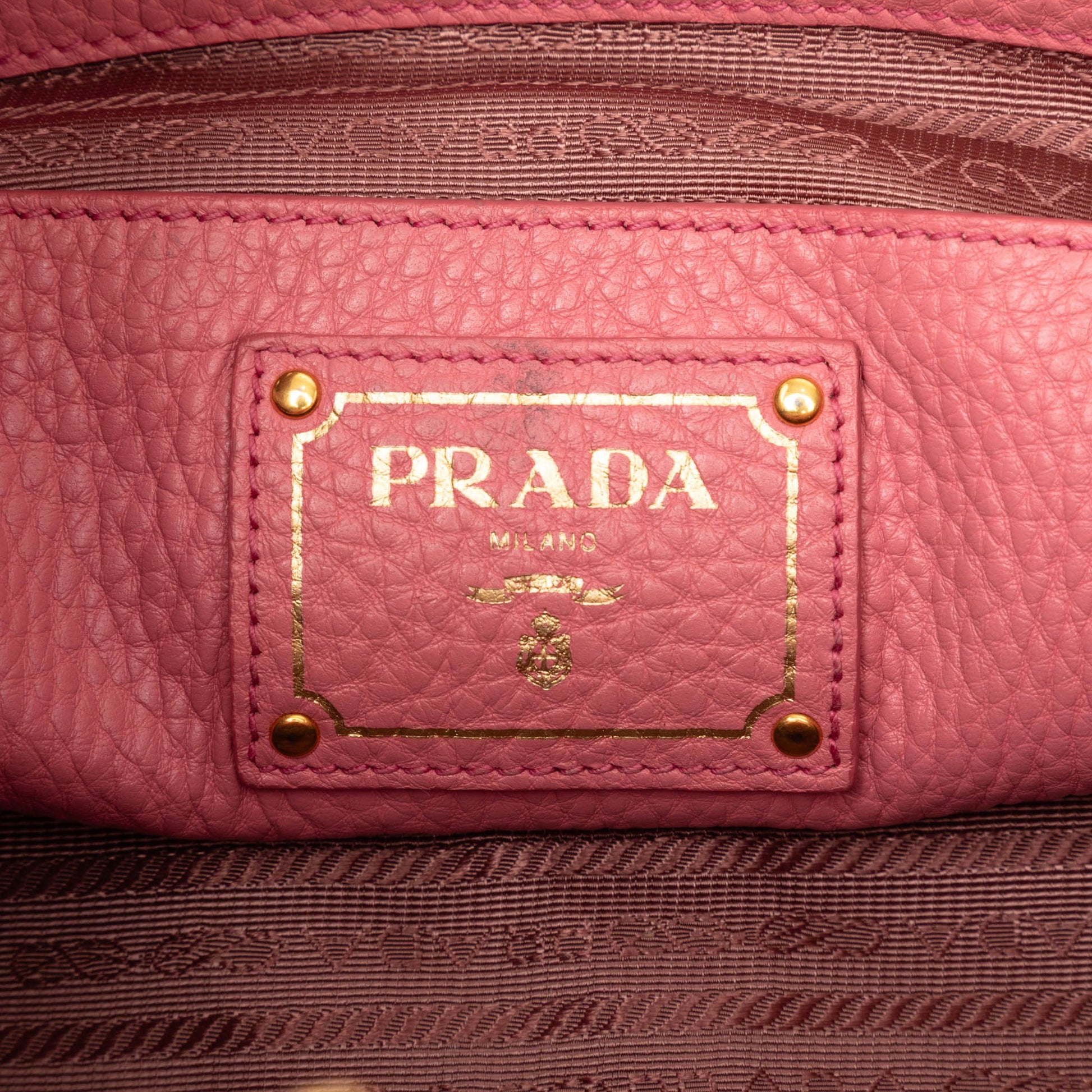 Prada Vitello Daino Shopping Tote