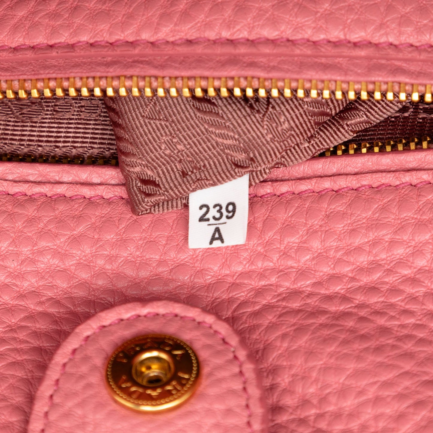 Prada Vitello Daino Shopping Tote