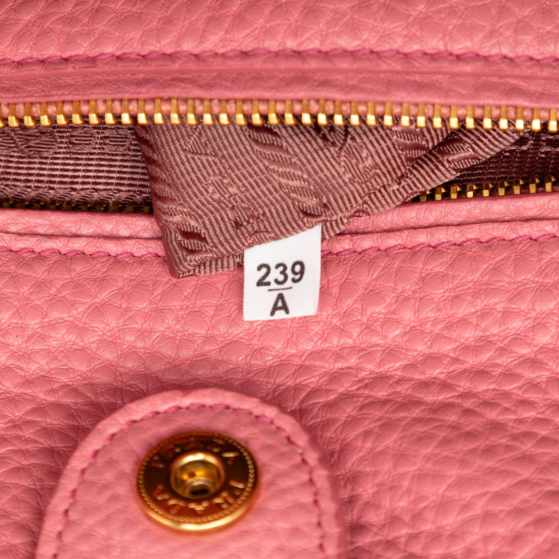 Prada Vitello Daino Shopping Tote