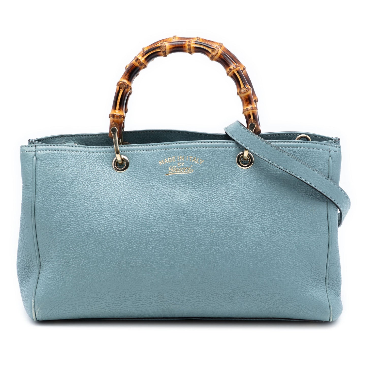 Gucci Medium Calfskin Bamboo Shopper Satchel