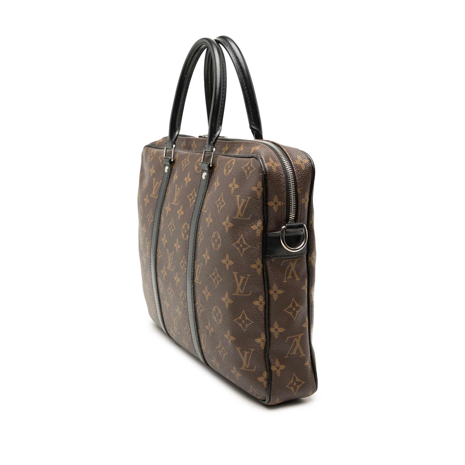 Monogram Macassar Porte Documents Jour