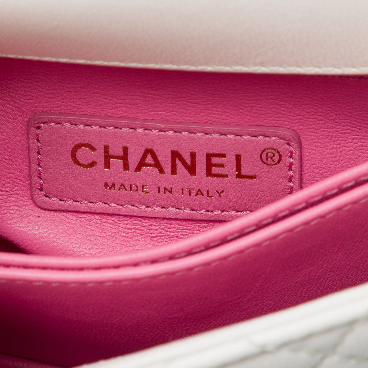 Chanel Extra Mini Quilted Goatskin Rainbow Top Handle Flap