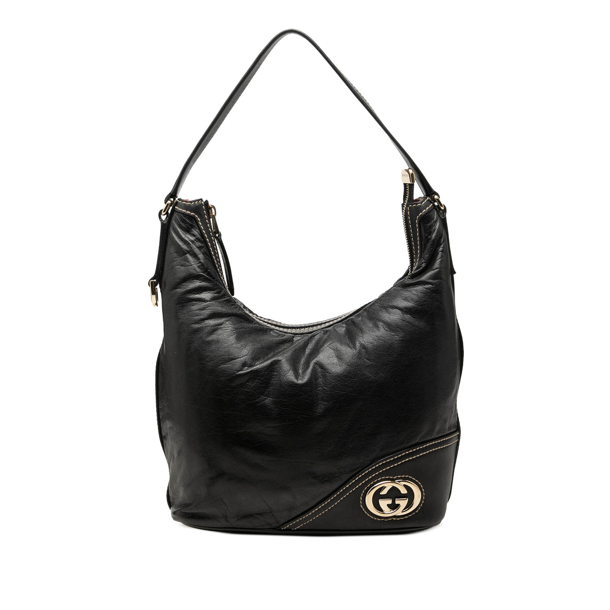 Gucci Calfskin New Britt Shoulder Bag