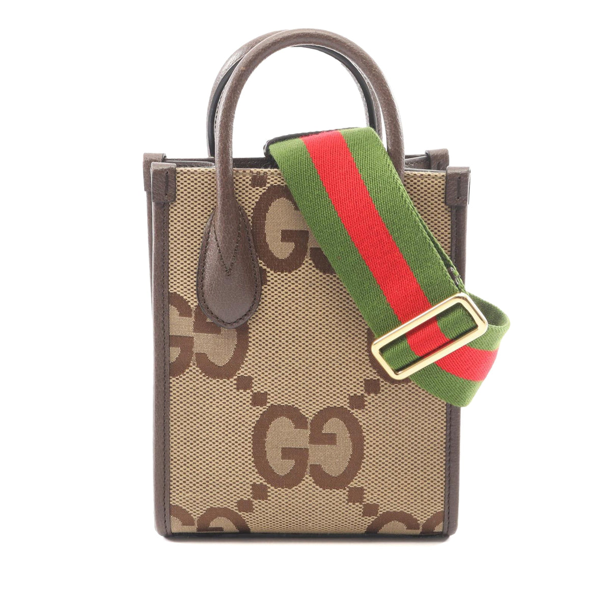 Gucci Mini Jumbo GG Canvas Web Satchel