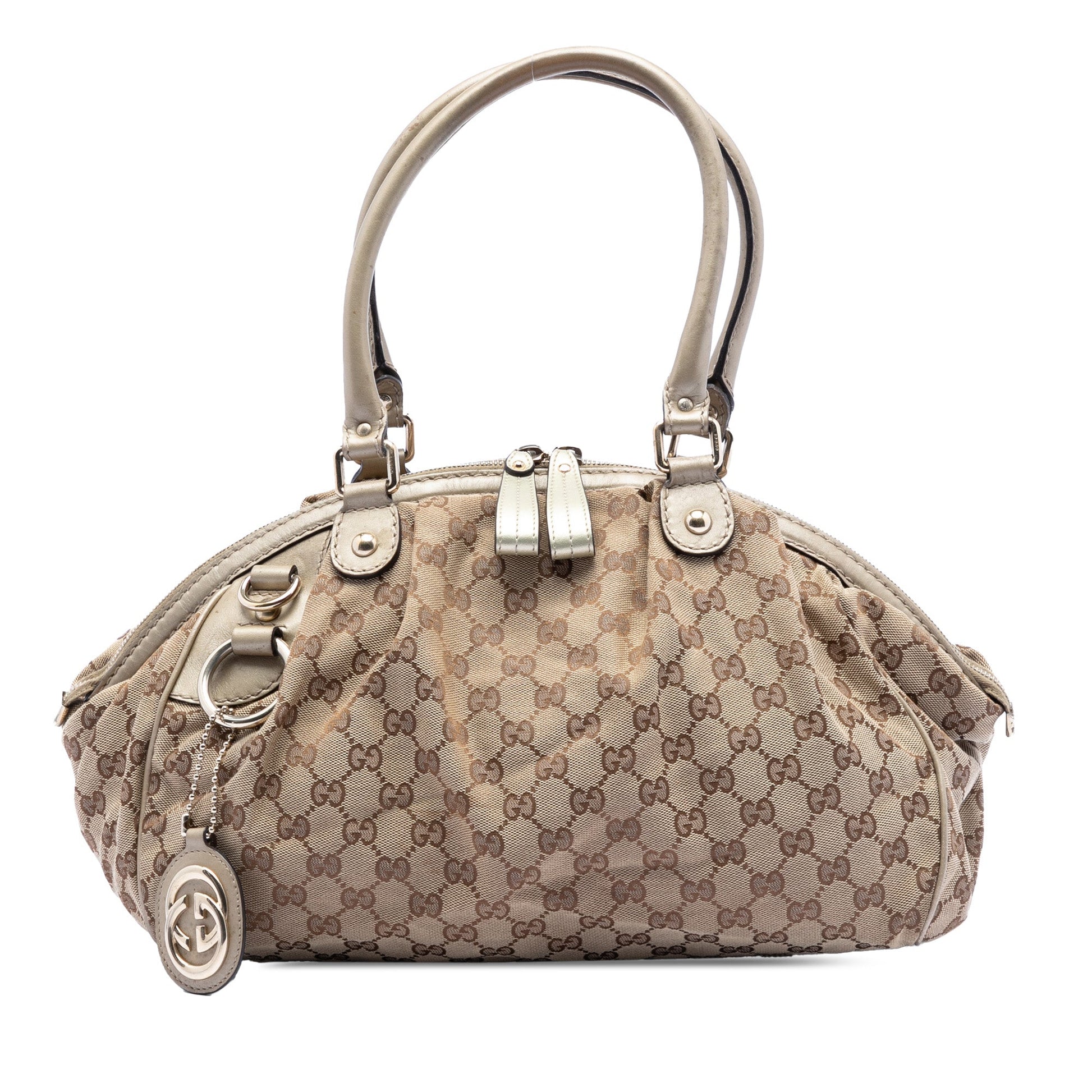 Gucci GG Canvas Sukey Satchel
