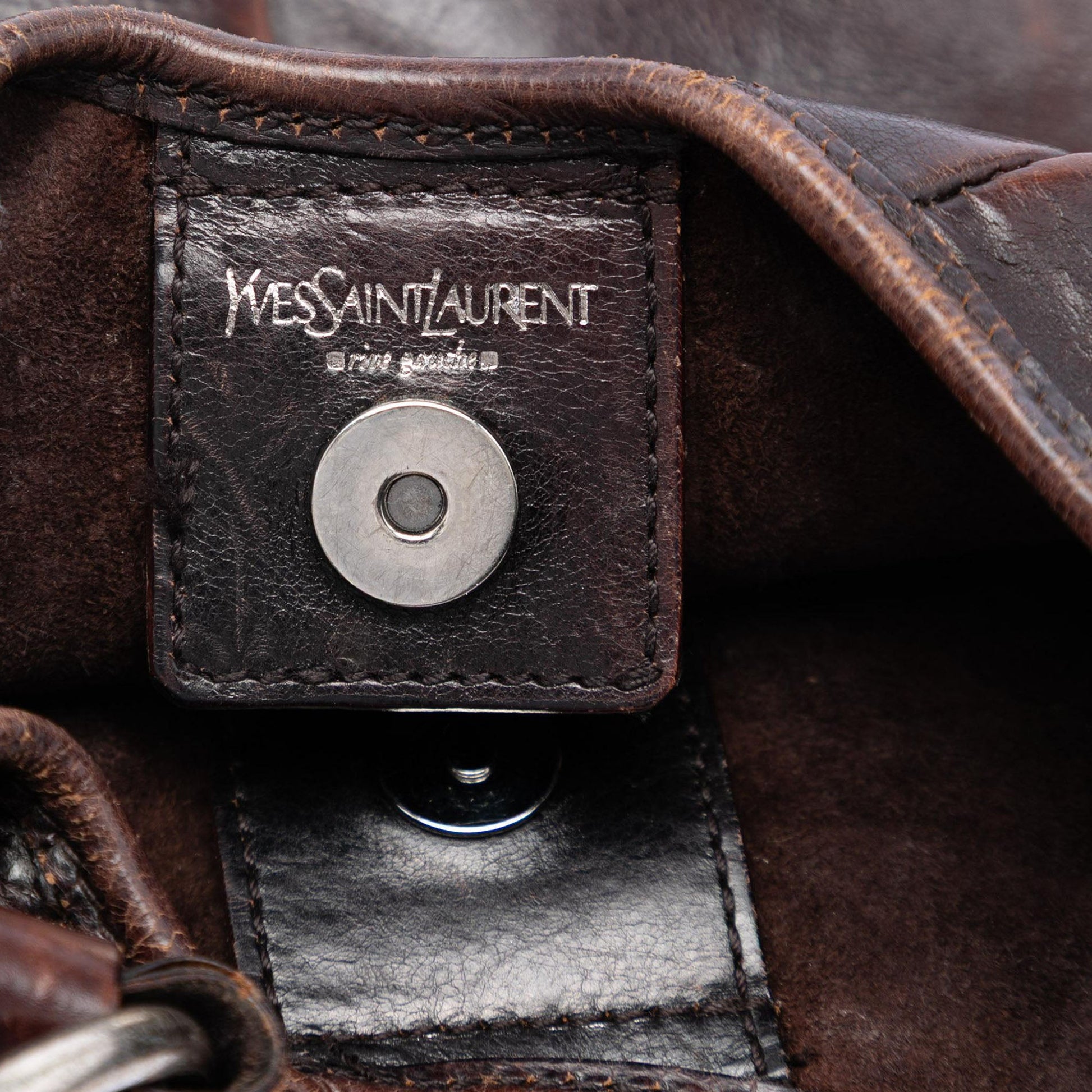 Saint Laurent Small Calfskin Mombasa Hobo