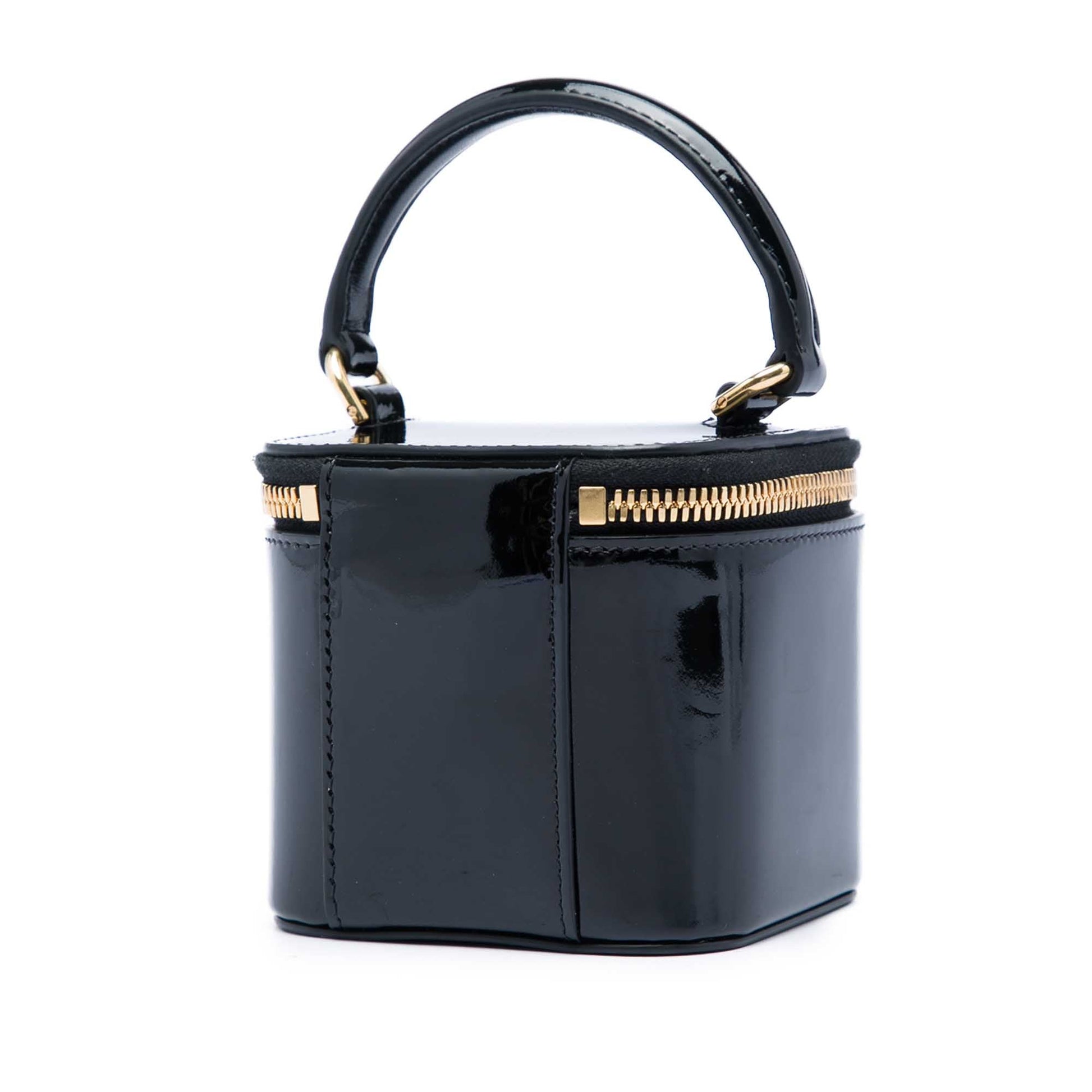 Celine Mini Patent Cuir Triomphe Vanity Case