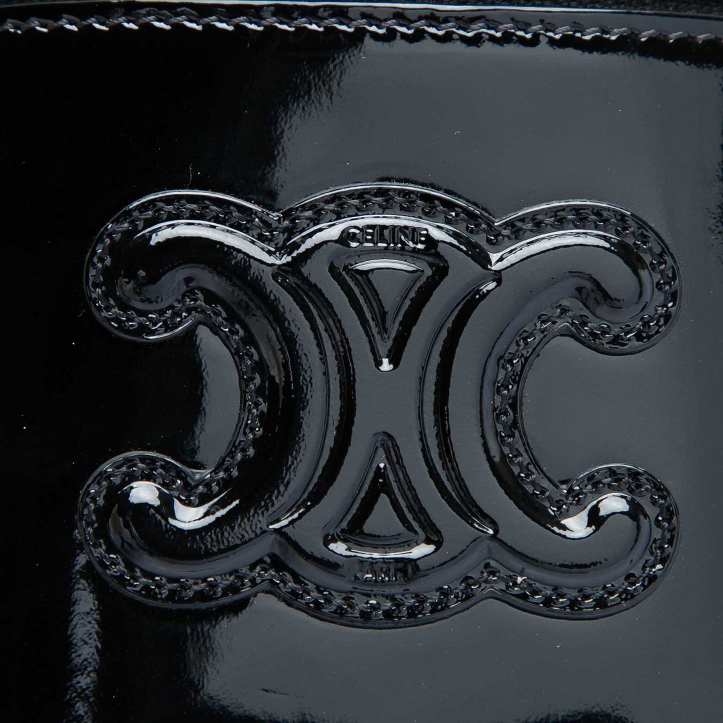 Celine Mini Patent Cuir Triomphe Vanity Case