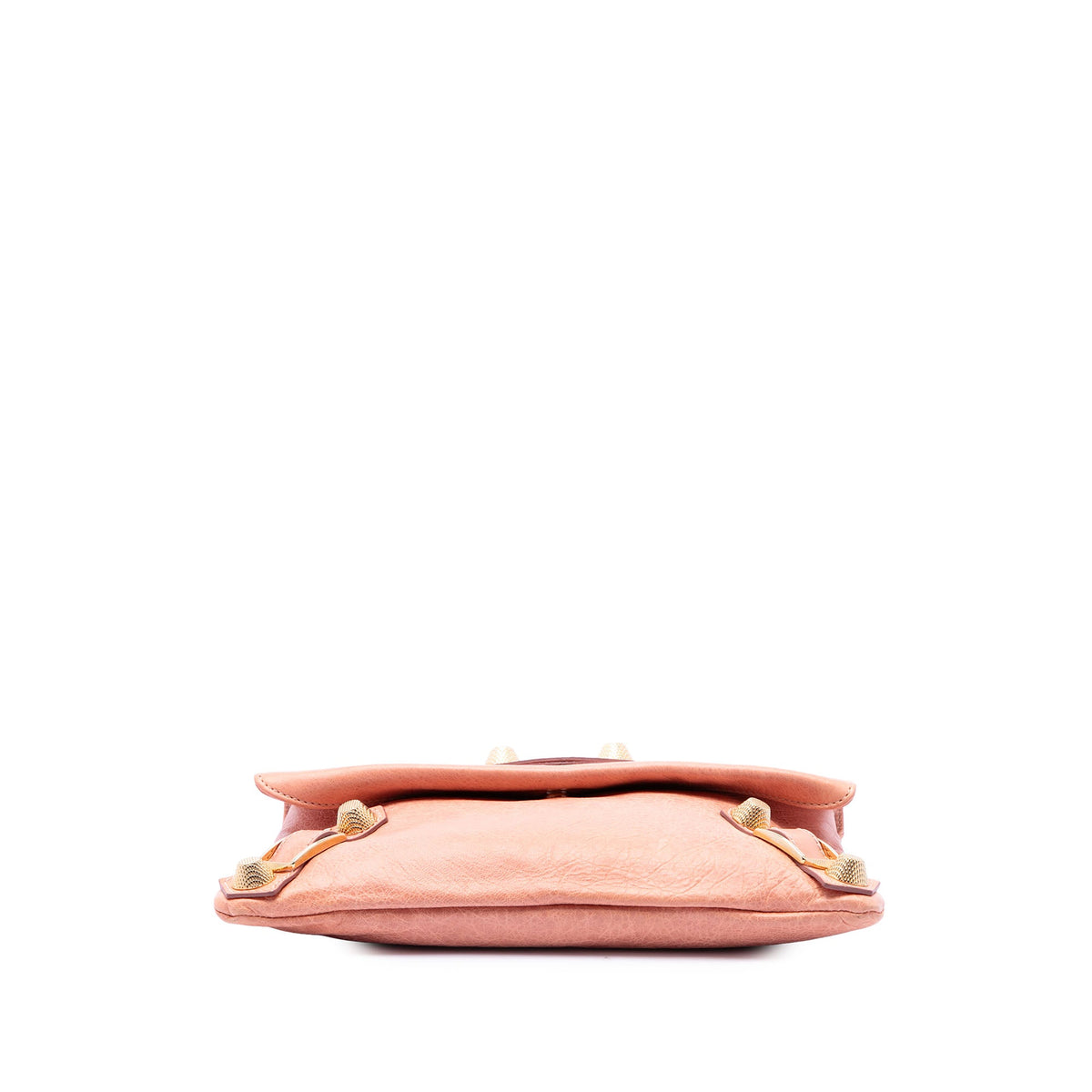 Balenciaga Lambskin Motocross Giant 21 Envelope Clutch — Pink