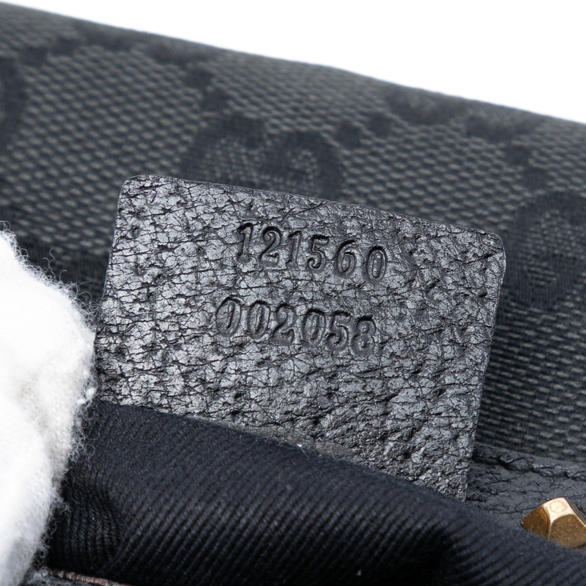 Gucci GG Canvas Nailhead Shoulder Bag