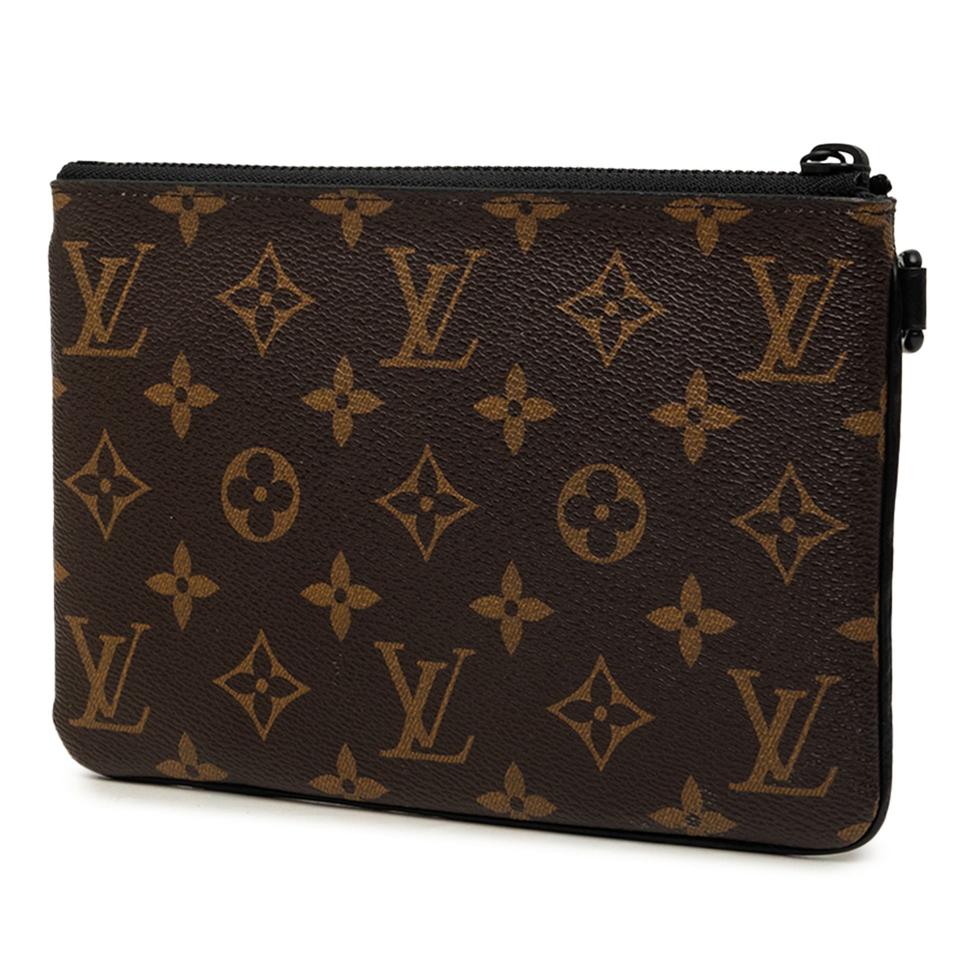 Louis Vuitton Monogram Logo Story Zipped Pouch MM