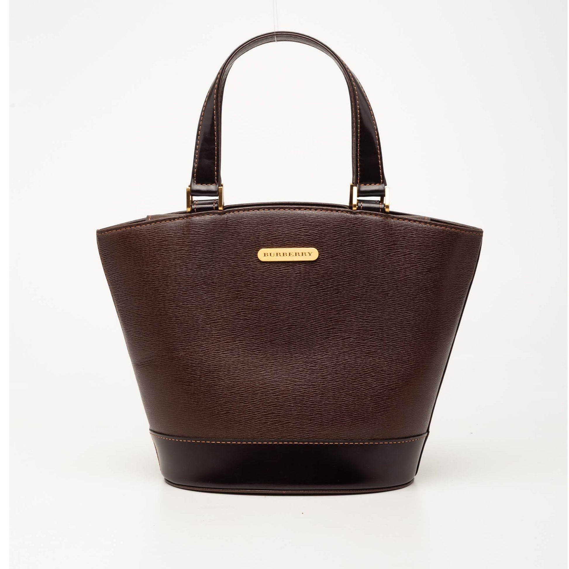 Burberry Leather Bucket Bag
