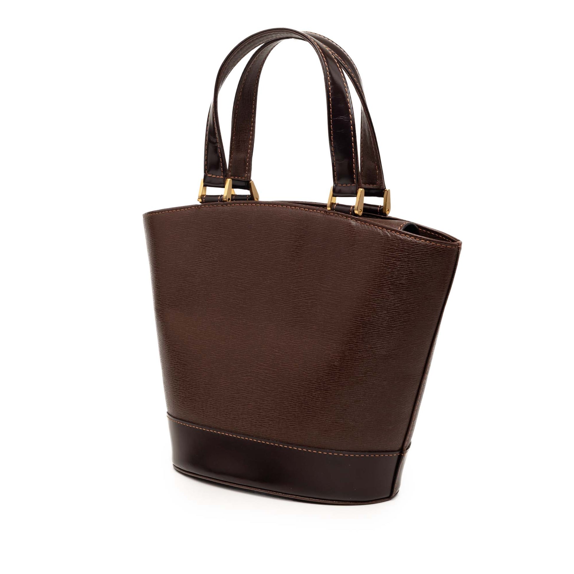 Burberry Leather Bucket Bag