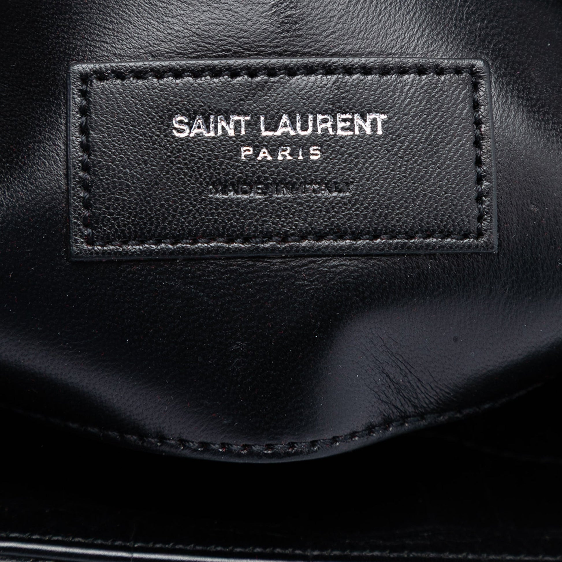 Medium Croc Embossed Leather College Satchel