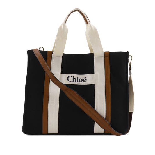 Chloé Canvas Diaper Bag