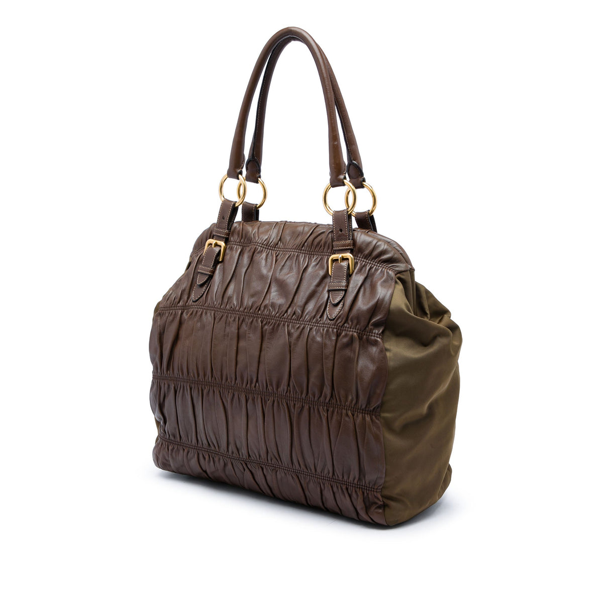 Prada Nappa Gaufre and Tessuto Tote