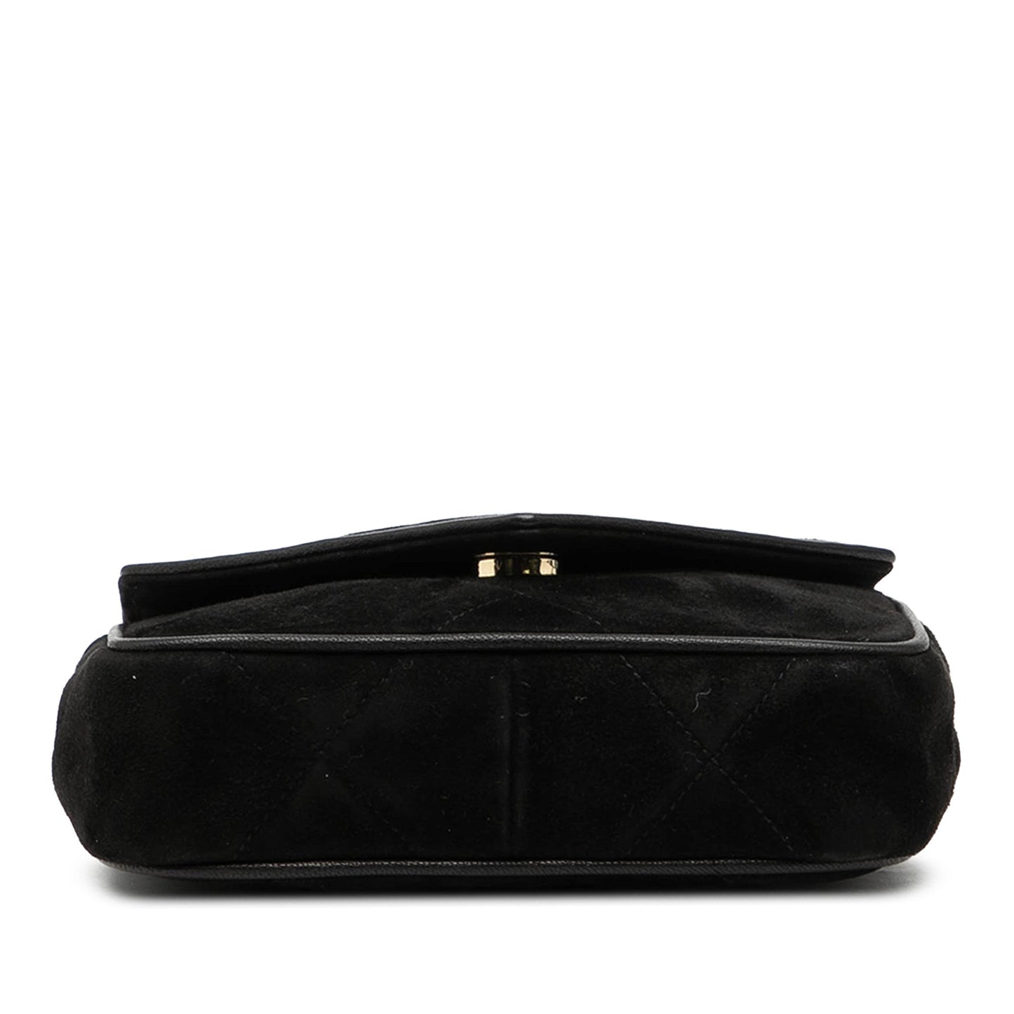 Chanel CC Suede Tassel Crossbody