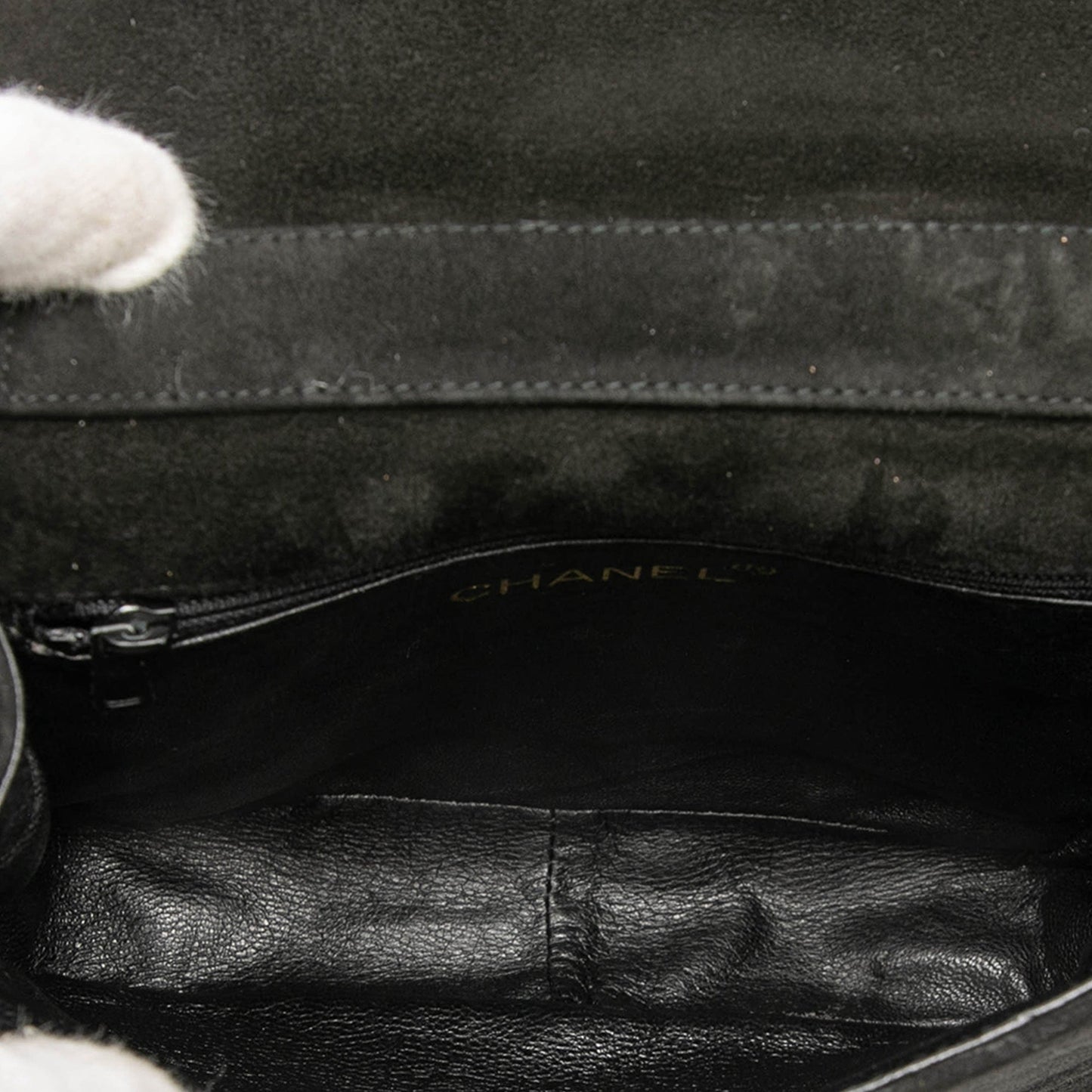 Chanel CC Suede Tassel Crossbody